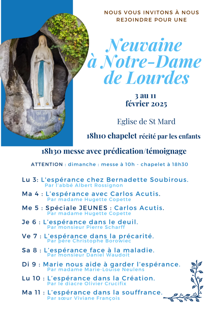 Affiche de la Neuvaine