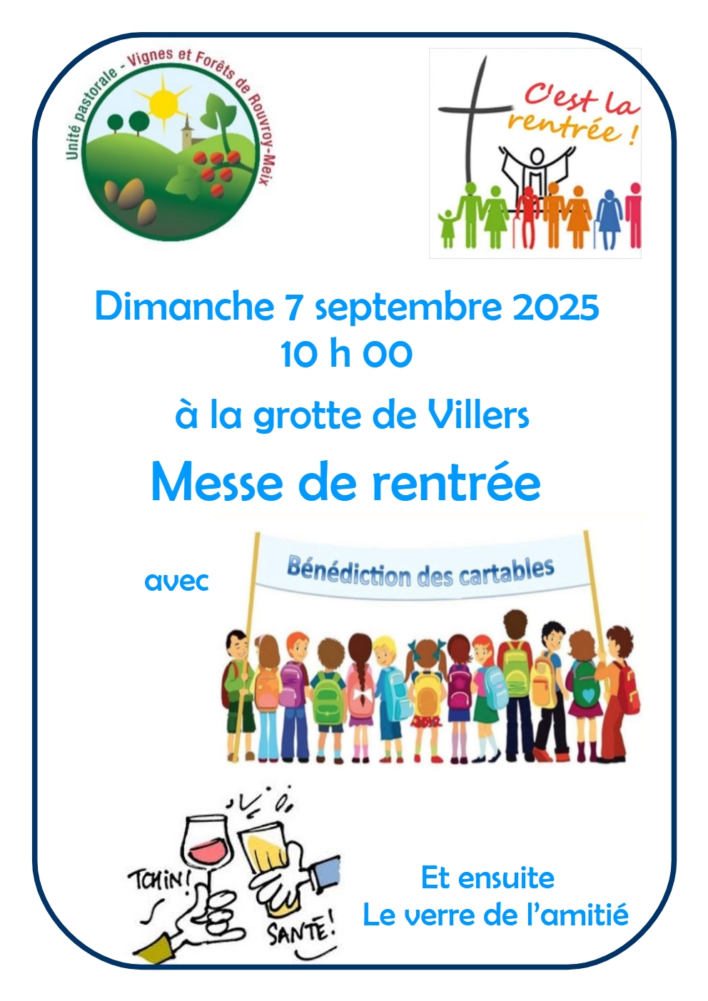 Messe de rentrée V&F 2025