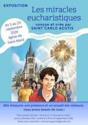 Saint Carlos Acutis : exposition
