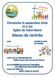 Rentrée Pastorale